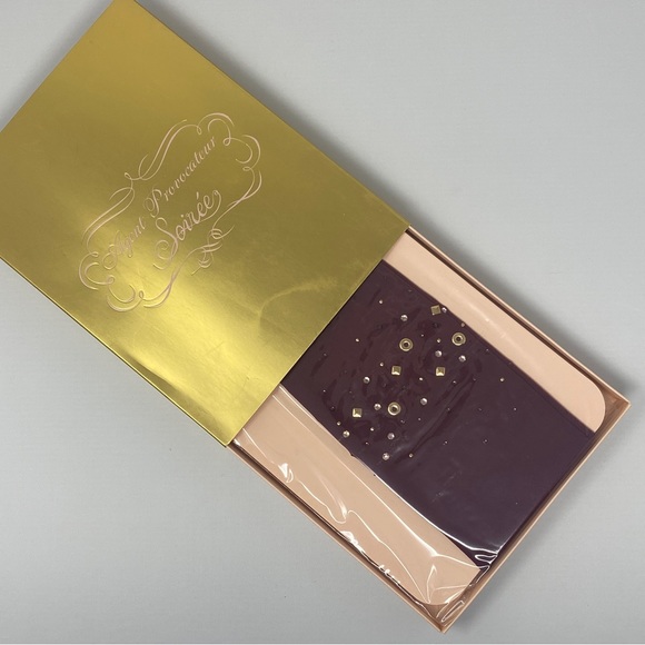 Agent Provocateur Ginger SOIREE Burgundy Tights NEW $255 - Picture 4 of 12